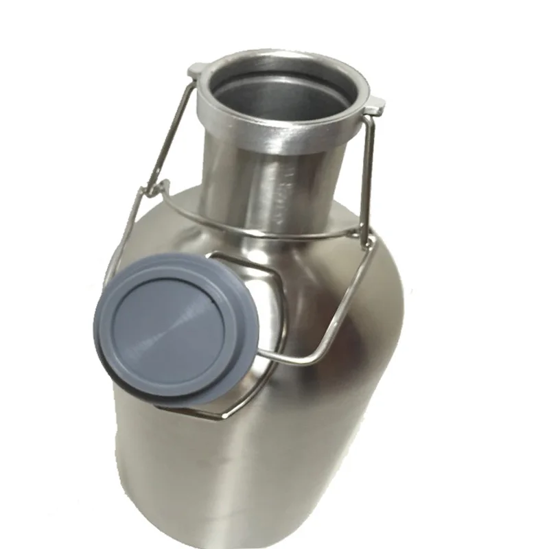 

2L 64 Oz beer bottle food grade 304 stainless steel home brewery for wine vin bier moonshine homebrew tool brewing accessories