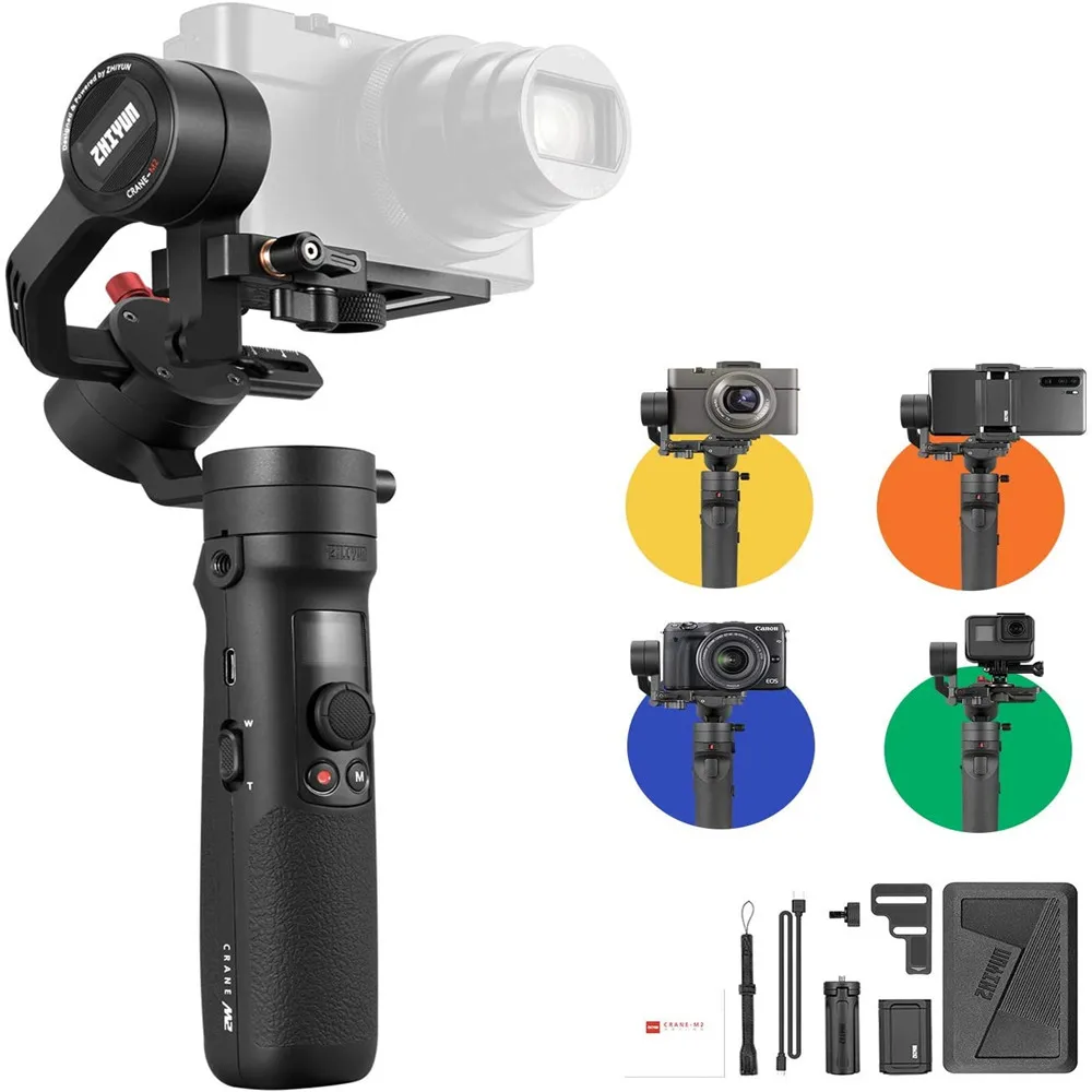 Zhiyun Crane M2 [Официальный дилер] 3 осевой карданный стабилизатор для