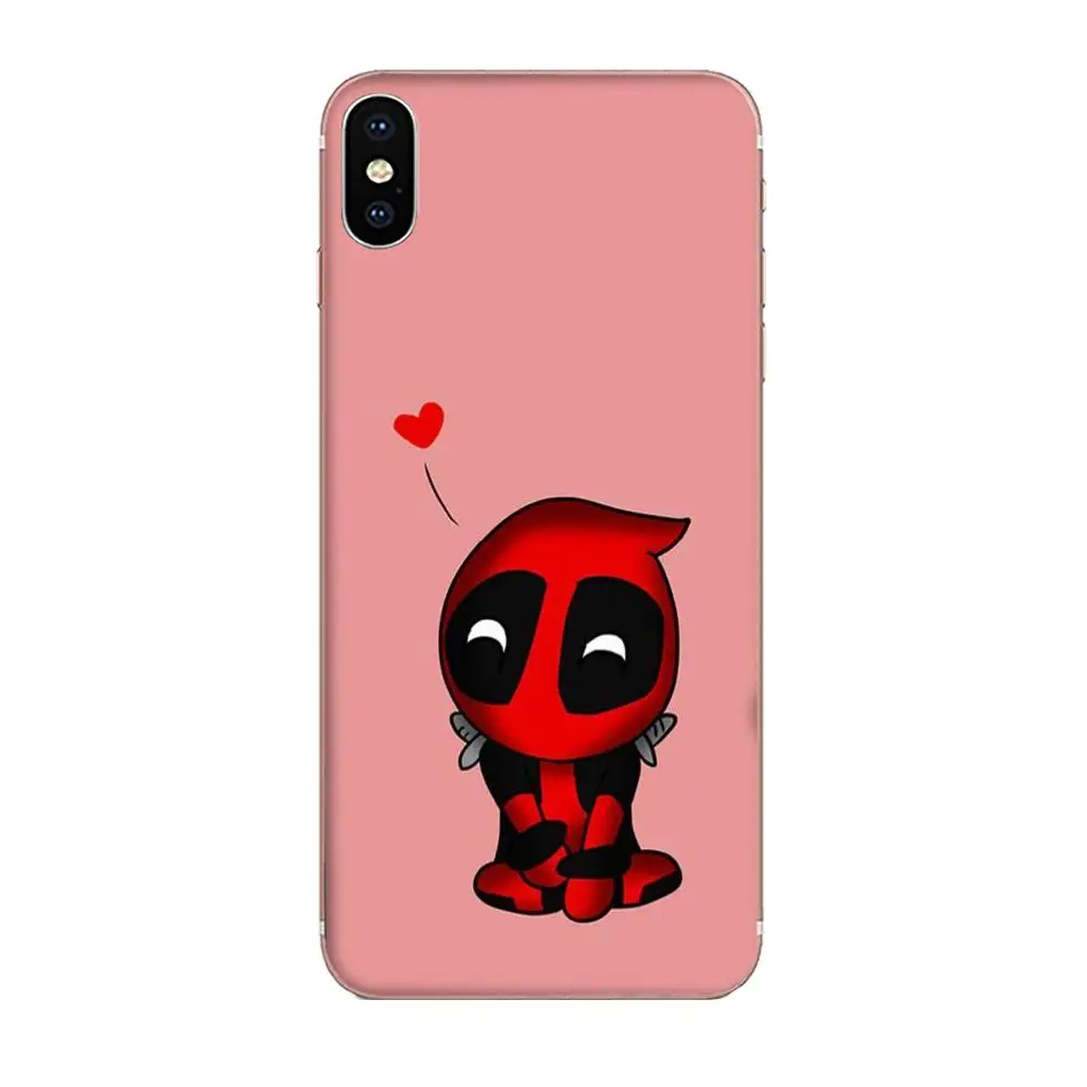 Милый чехол из ТПУ для Xiaomi Redmi Note 2 3 3S 4 4A 4X 5 5A 6 6A Pro Plus Marvel Deadpool|Чехлы-накладки| |