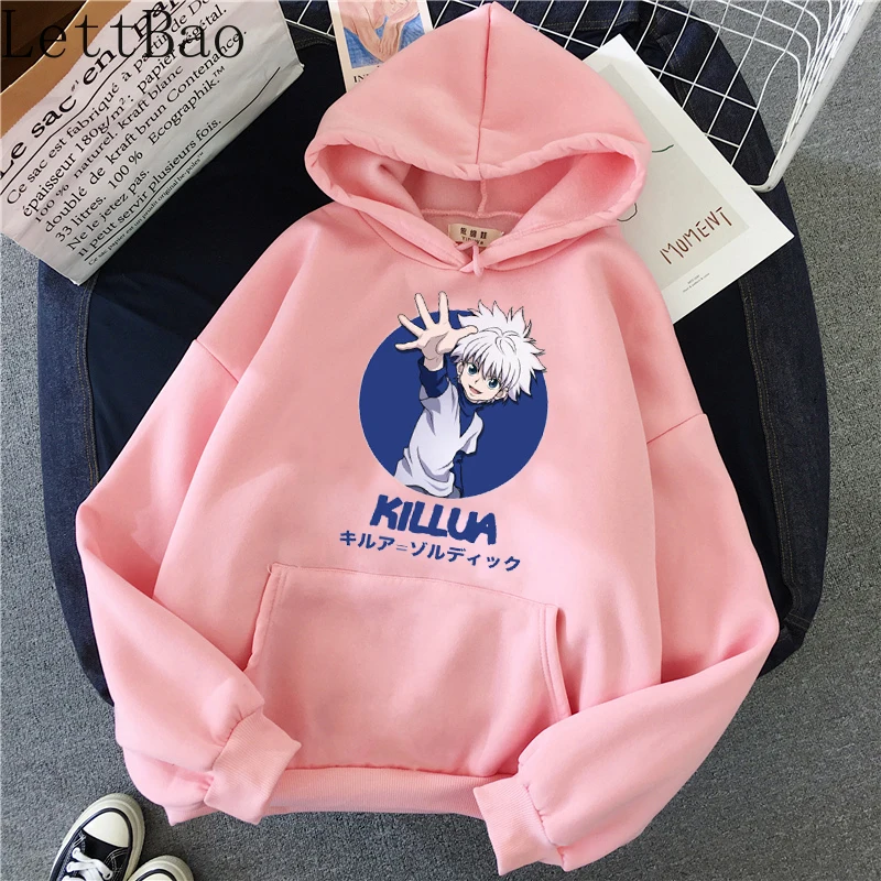 

Killua Anime Hoody Streetwear Tops Hoodies Sweatshirts Hunter X Hunter Hoodies Unisex Long-sleeved Autumn Hooded Sweatshirt