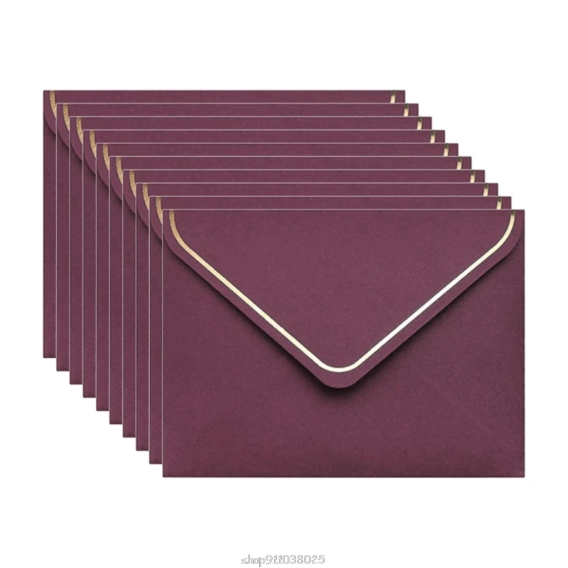

Hot Stamping Blessing Simple Creative Greeting Card Matching Envelope Message Card Birthday Greeting Set of 10 Ets Mar03 21