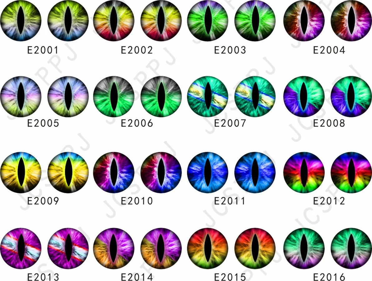 Стеклянные кабошоны для глаз дьявола имитирующие Кольцо Кошачий серьги