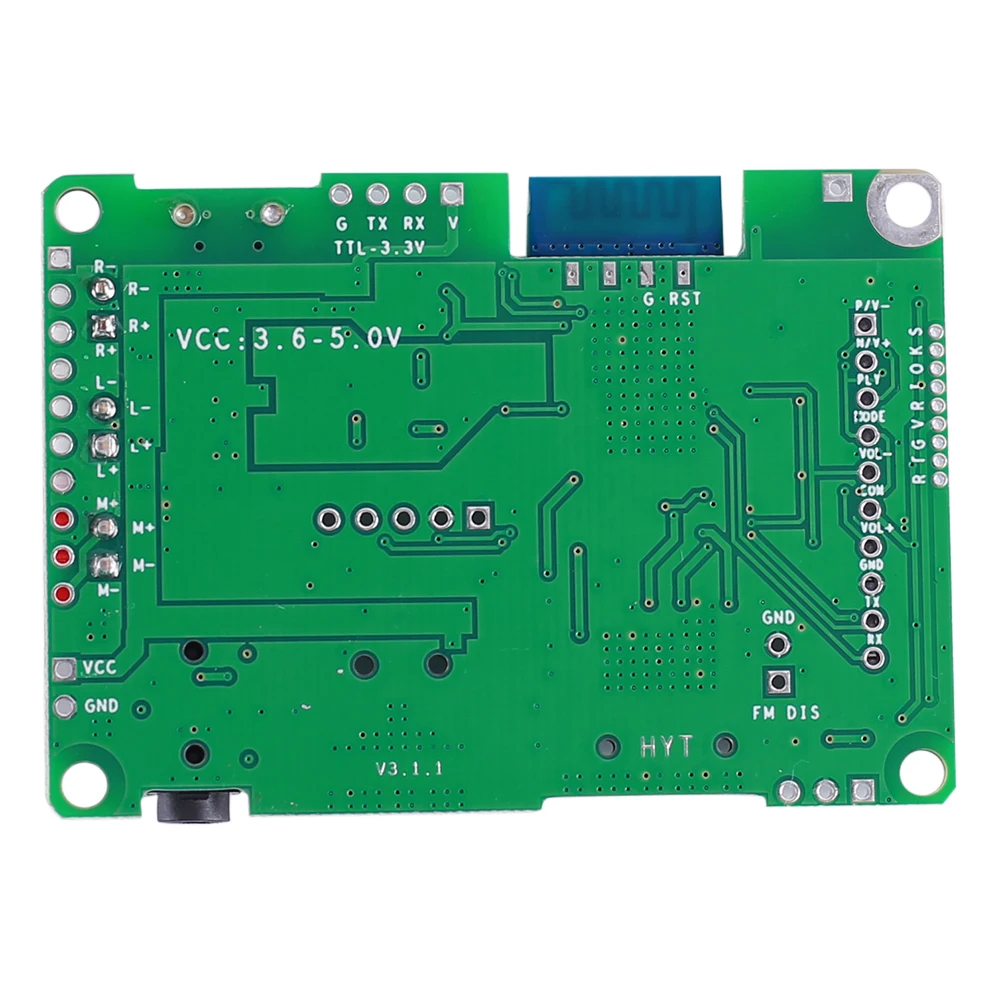 DC 5V двухканальный модуль усилителя Bluetooth BLE4.2 стерео 2x4W AUX аудио вход SPP |