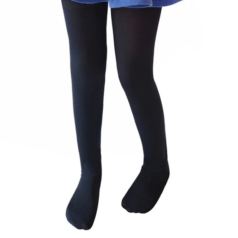 

6-8 Years Girls Candy Color Tights Leggings Baby Kids Cute Velvet Pantyhose Girl Spring/Autumn Warm Dance Stockings