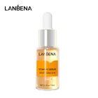 Отбеливающая сыворотка LANBENA с витамином C, гиалуроновой кислотой, для удаления темных пятен, веснушек, пятен, увядания, антивозрастной уход за кожей лица