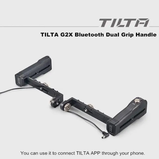 

TILTA Bluetooth Dual Grip Battery Handles w/ ON/OFF button for G1 G2 G2X 3-AXIS Gimbal stabilizer Gravity G Series