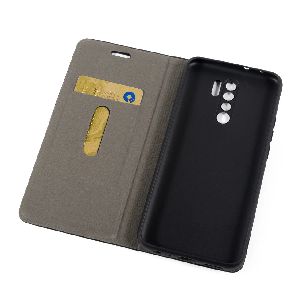 Leather Case For Xiaomi Redmi 9 Prime Case For Xiaomi Redmi 9 M2004J19AG M2004J19G Xiaomi Poco M2 Reloaded Phone Case Back Cover
