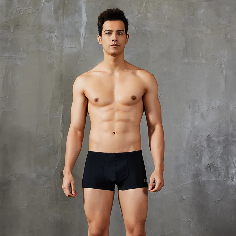 Купальный костюм с низкой талией мужские плавки боксеры повседневные купальные