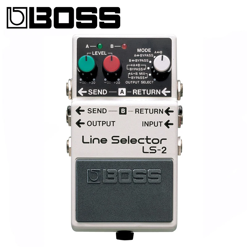 Boss LS-2 Line Selector Pedal and Input/Output Router Bundle with Picks Polishing Cloth Strings Winder | Спорт и развлечения