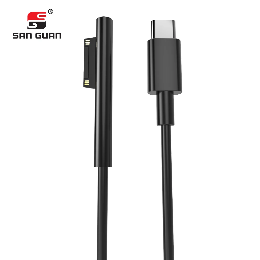 Зарядный кабель PD 15 В USB C для Microsoft Surface Pro 6/5/4/3 высококачественный адаптер питания