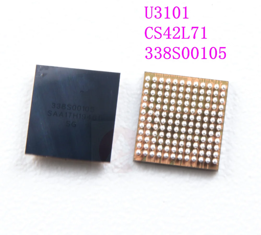 10 шт./лот U3101 CS42L71 338S00105 для iphone 7 plus большой главный аудио кодек IC Chip | Электронные