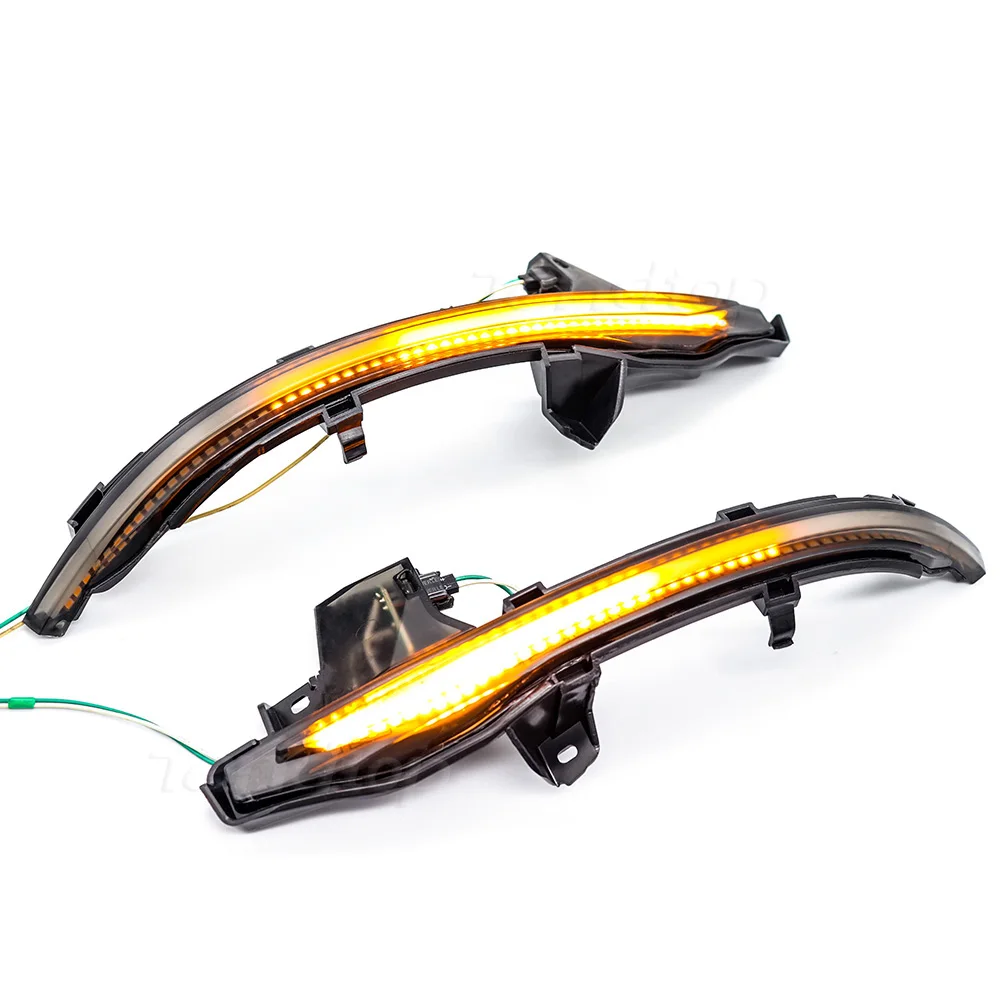 

Water Blink Dynamic Flowing Side Mirror LED Turn Signal Light For Audi A6 C8 4A A7 4K A8 D5 4N 2019 2020 Blue And Yellow Light