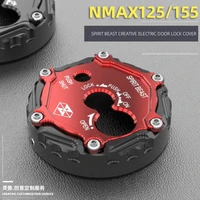nmax 125 electric door lock cover modification accessories scooter nmax 155 power lock cover decorative keyhole cover shell