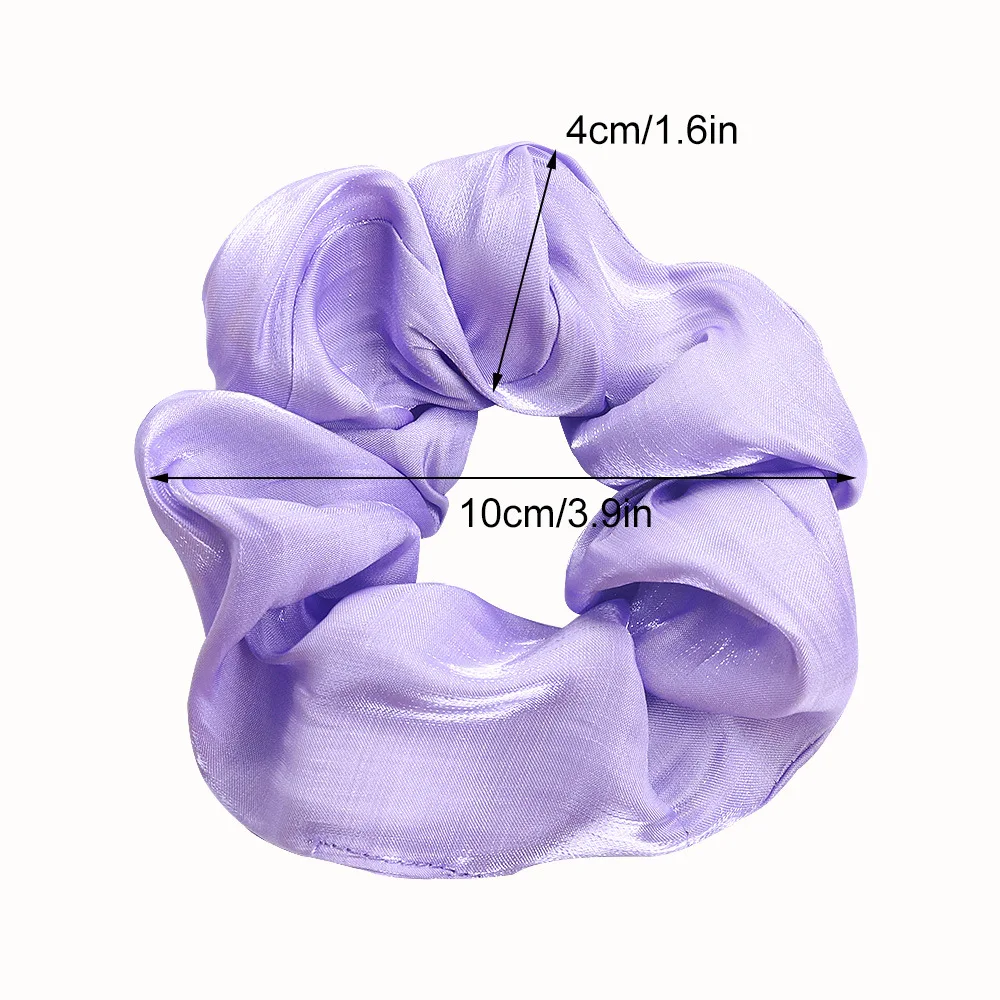 

Women Sweet Style Crude Soft Elastic Hair Bands Ponytail Holder Cute Solid Color Scrunchie Fashion Hair Accessories