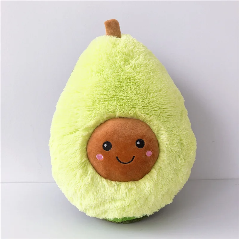 20CM Cartoon Cute Fruit Avocado Stuffed Plush Doll Toy Avocado Cushion Pillow Kids Gift