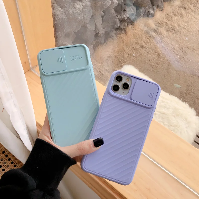 Camera Protection Shockproof Phone Case For iPhone 12 Mini 11 Pro Max XR X XS 7 8 6S Plus Solid Color Soft Back Cover | Мобильные