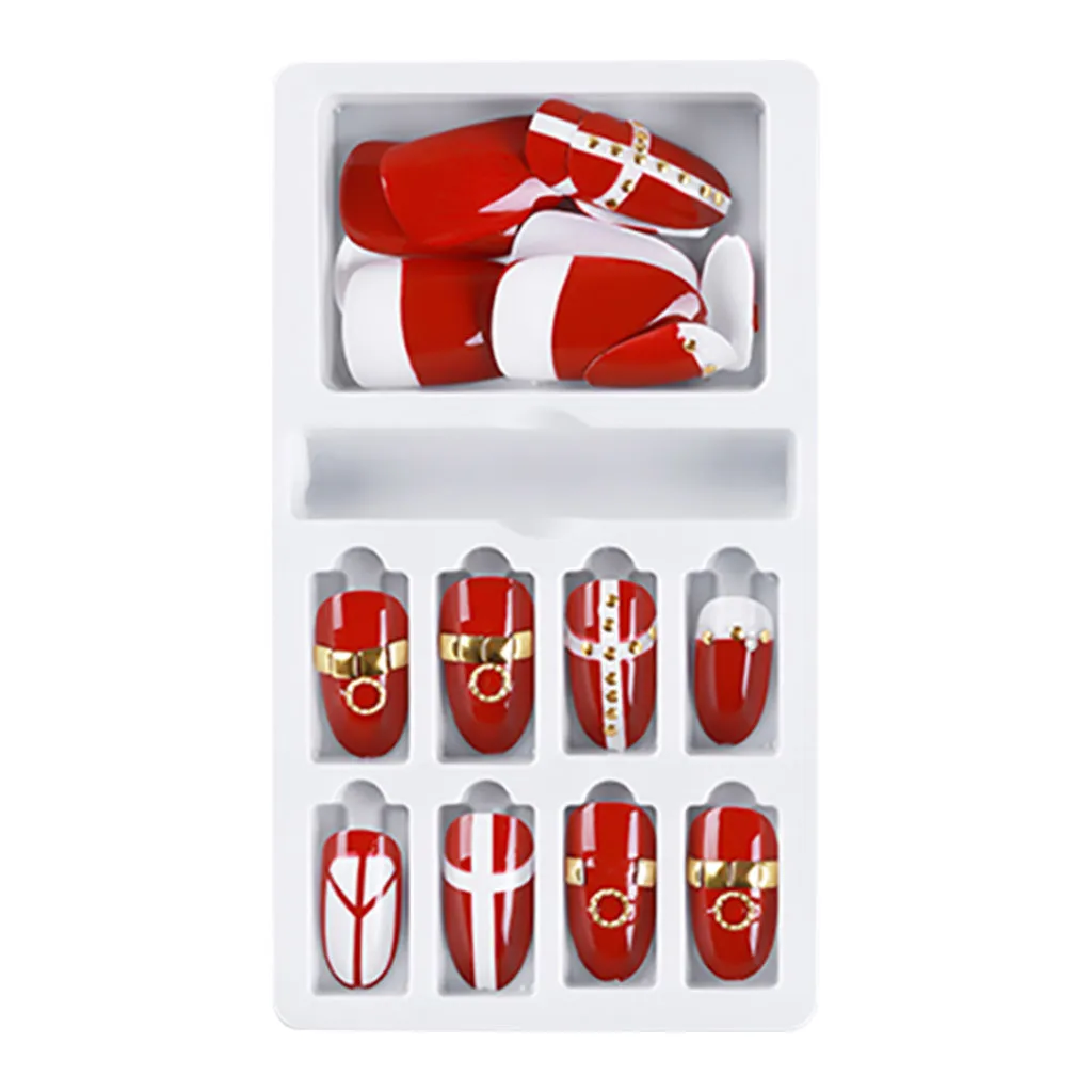 Накладные ногти многоразовая палочка на нажмите полное покрытие накладные