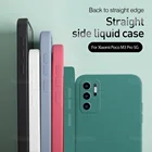 Квадратный чехол из жидкого силикона для Xiaomi Poco M3 Pro, Противоударная мягкая задняя крышка для Redmi Readmi Note 10 10s 9t 9a 9s 9 Poko F3 F2