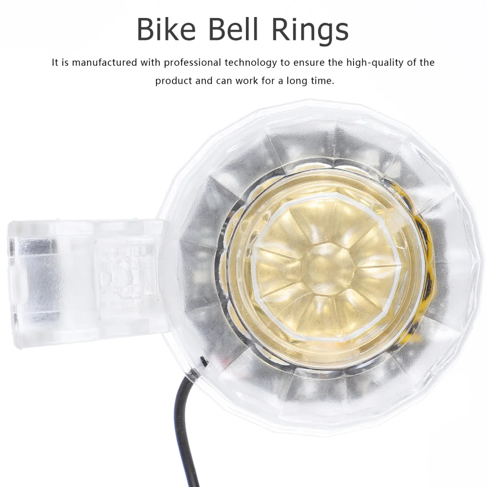 

1Pc Rechargeable Kids Bike Bell Luminous Balancing Car Bell (Assorted Color)