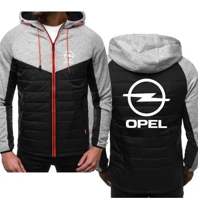 

New Hoodies Man Spring Autumn OPEL Logo Sweatshirt Casual Fashion Hoody Zipper Jacket Male Tops Clothing