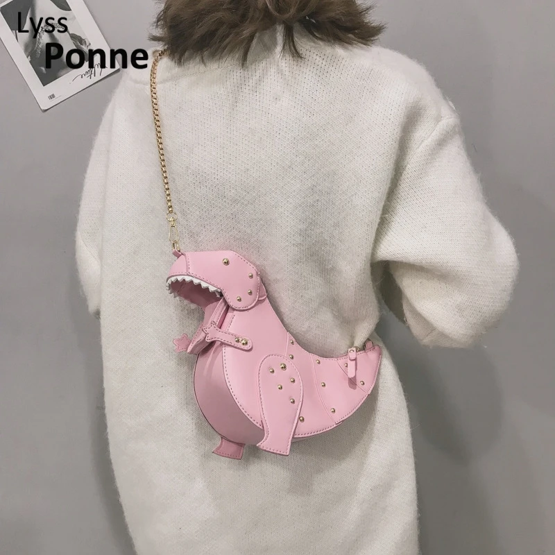 Высокое качество модные ботинки из PU искусственной кожи с принтом динозавра