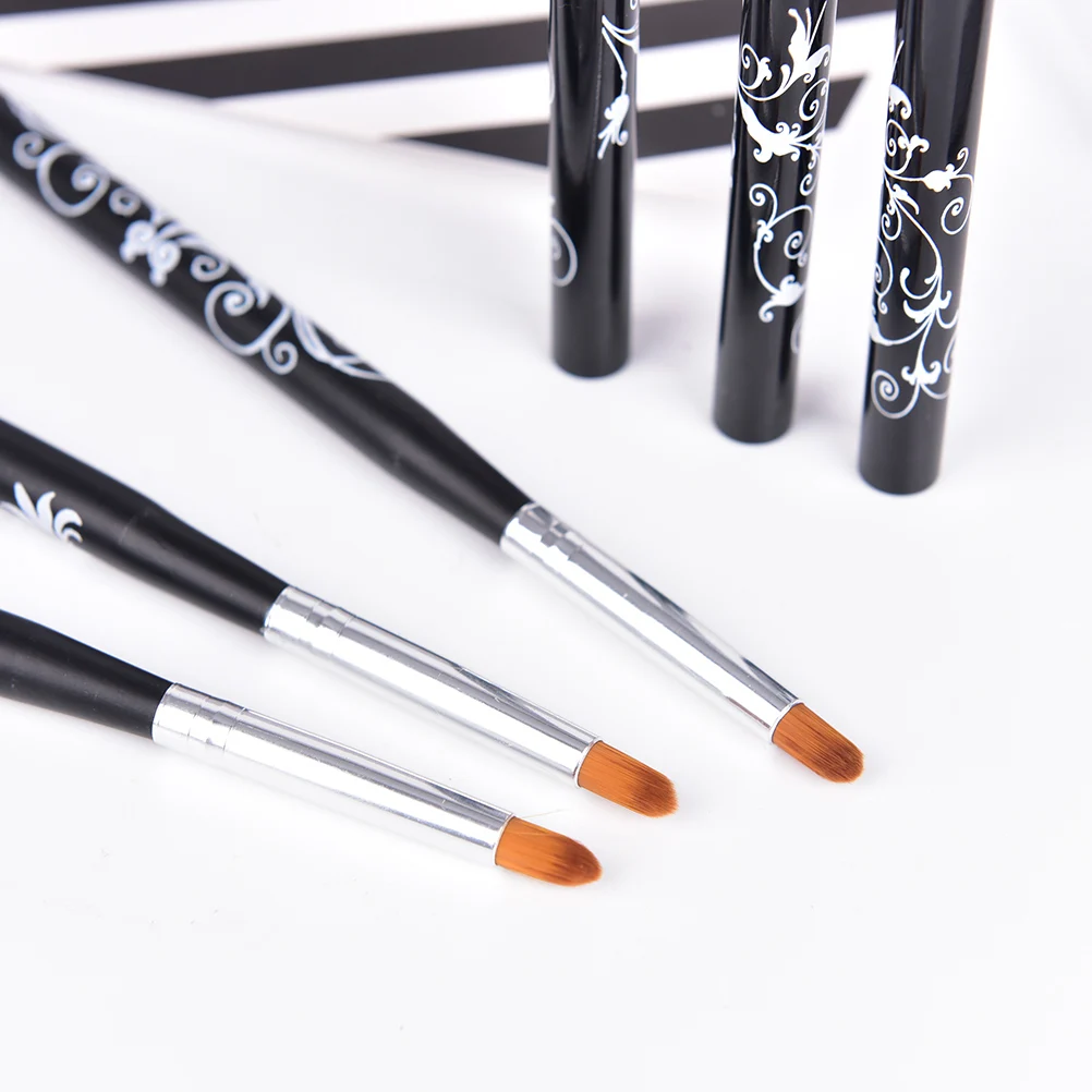 16 см дизайн печати металлическая деревянная ручка колпачок цельный УФ гель для