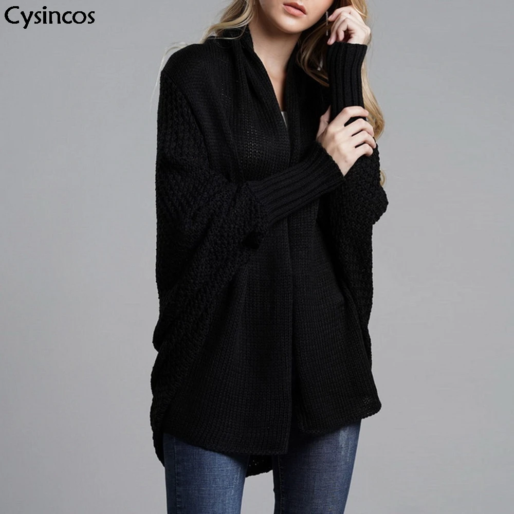 2019 осень новые женские повседневные свободные пальто кардиган модный длинный