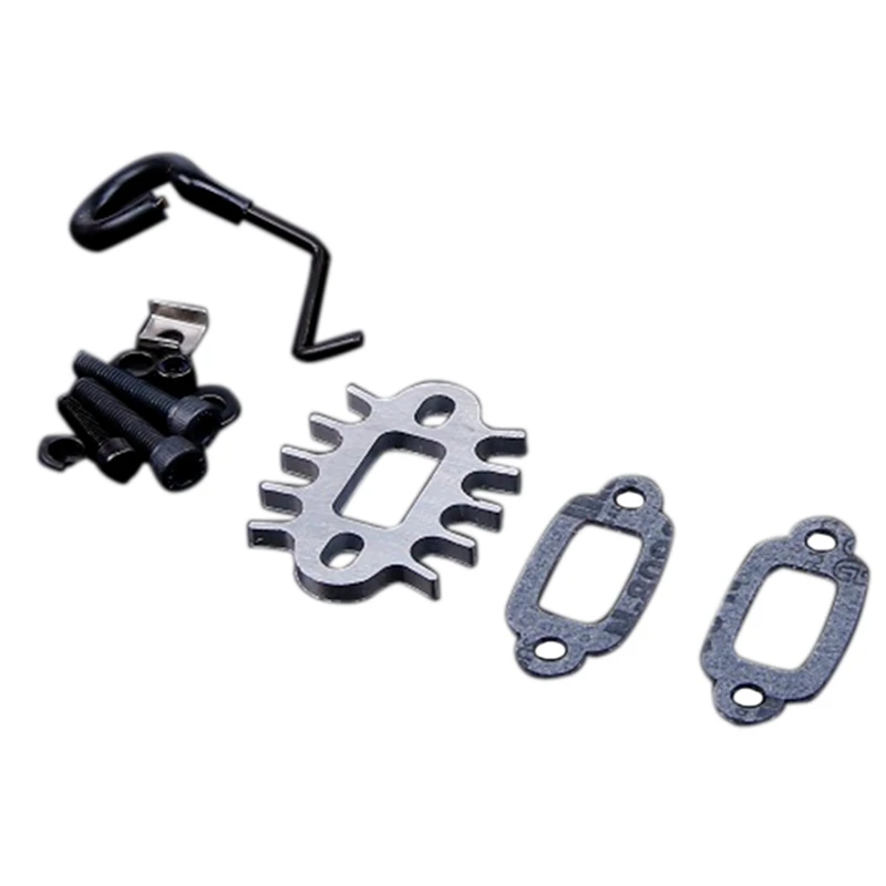 

Chrome Resonant Tube Tuned Pipe Exhaust Pipe General for 1/5 HPI Baja 5B Ss 5T 5Sc Motor Rc Car Tuned Pipe Exhaust