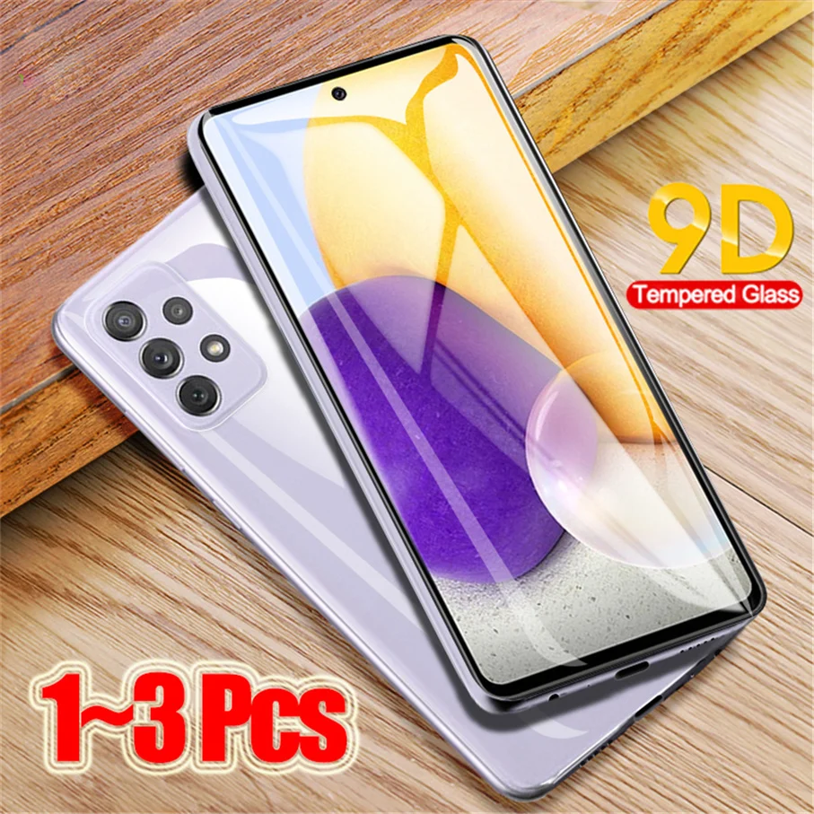 

1~3 pcs, protective glass for samsung a72 4G galaxy a 72 5G screen protector samsung galaxy a72 tempered glass samsung a 72 glas
