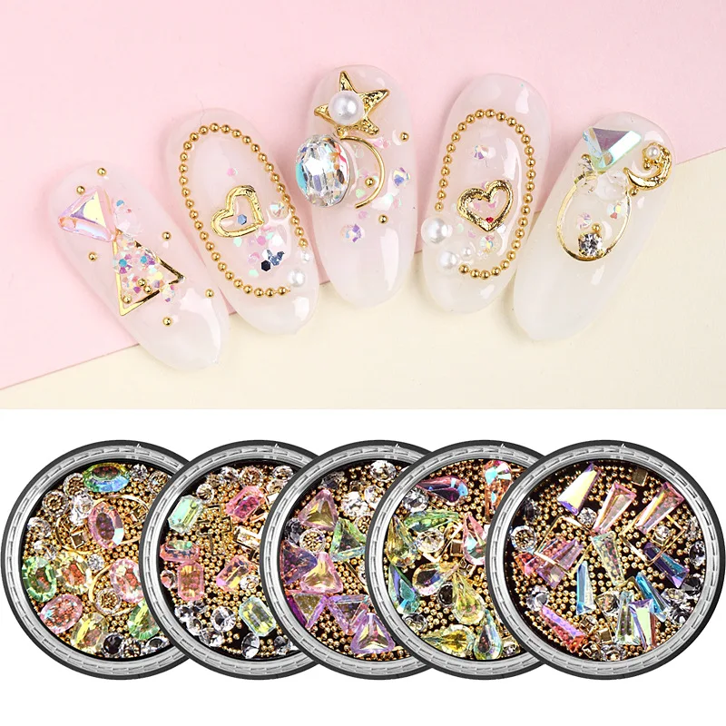 1 коробка набор треугольных алмазов для изготовления украшений сделай сам |