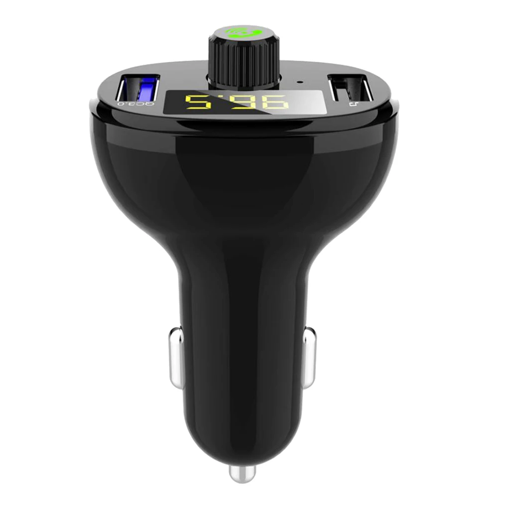 

QC3.0 Quick Car Charger Dual Port USB Bluetooth V4.2 FM Radio Transmitter