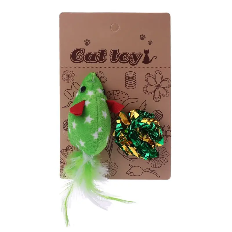 

2019 New Mice Animal Cat Toys Catnip Christmas Cat Supplies Toys Interactive Pet Cat Toys Kittens Pet supplies