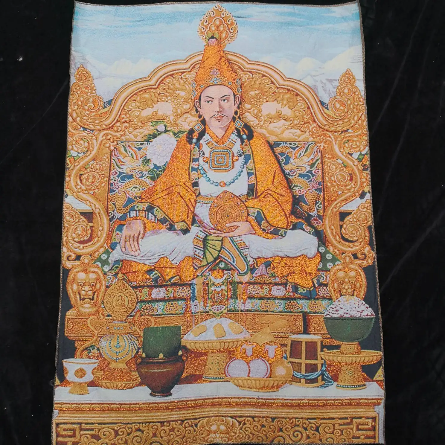 

King Gesar Factory Direct Hanging Paintings Embroidered Portraits