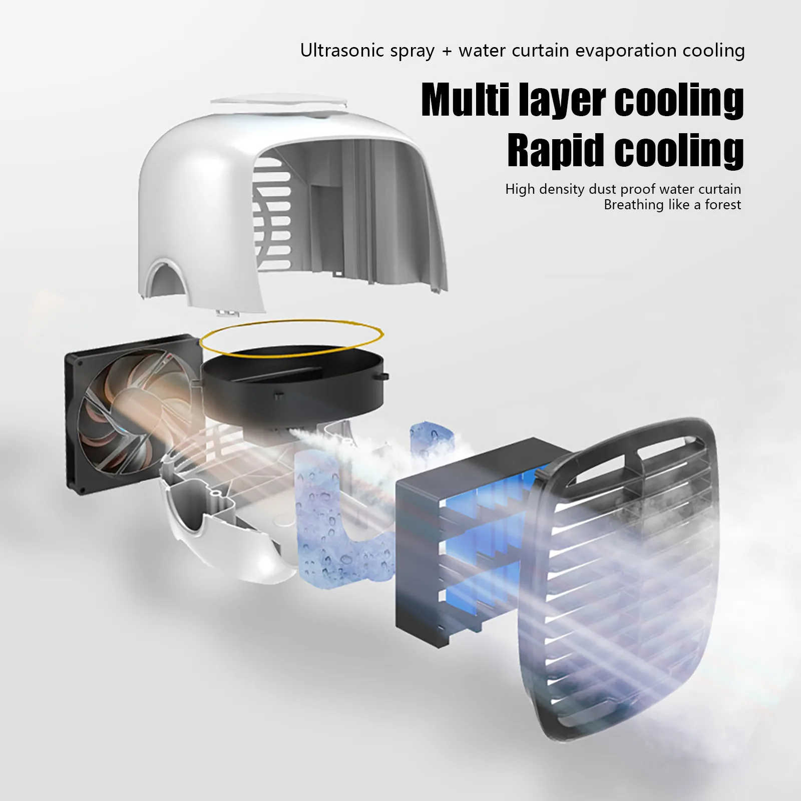 

Fan Home Cooling Portable Air Cooler Mini Fan Air Conditioner Ventilador Portatil Office Small Air Cooler Portable Cooling Fans