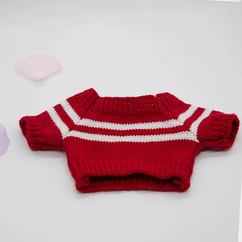 Red Boxi Милая Одежда Аксессуары для 30 см плюшевые куклы утка подарок на день рождения игрушка для детей дети взрослые - Цвет: Red