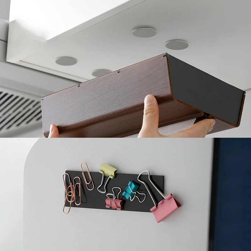 

Newly Adhesive Soft Magnets Sticker Metal Plate Disc Wall Mounting Kits for Freezer Kitchen Organizer Home