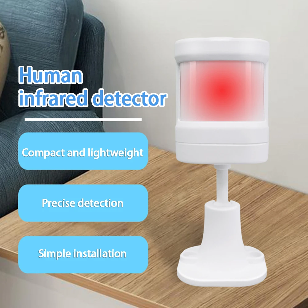 

TUYA Smart Human Body Sensor 433mhz Wireless Anti-pet PIR Metal Motion Detector Infrared Alarm Accessories Smart Motion Sensor