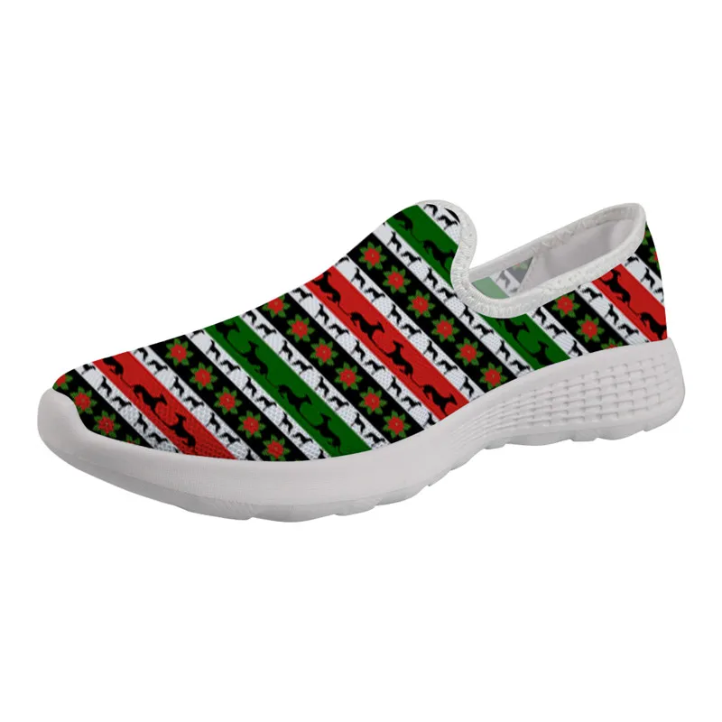 По индивидуальному заказу женская обувь для хождения в Борзая Собака печати с