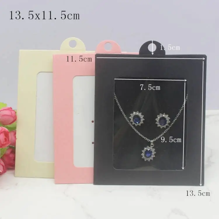 Zerong Ejewelry 10 шт. многоразмерная оконная коробка для подарков Упаковка ювелирных