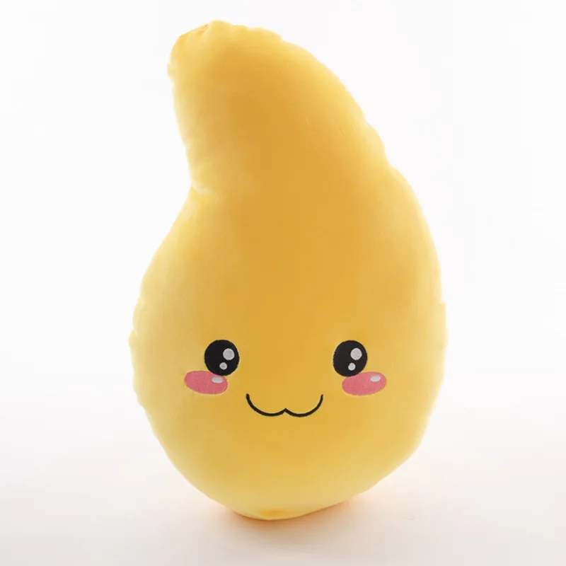 Kawaii плюшевые игрушечные фрукты желтая еда манго фаршированные растения подушки