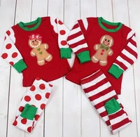 kids pajamas children sleepwear baby pajamas sets boys girls bread enbroidery cotton outfits nightwear christmas clothing