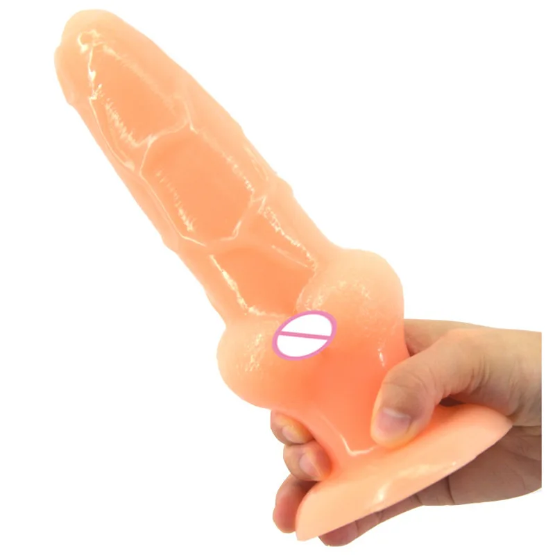 Большой имитированный пенис женский мастурбатор Вагинальный Массажер анальная