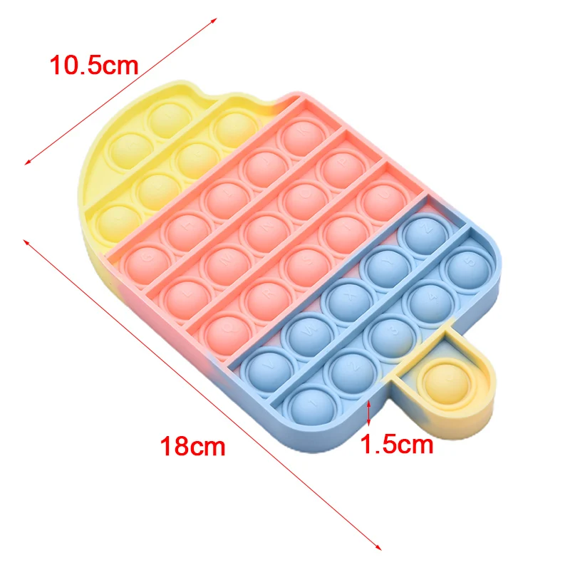 

1pc Ice Cream Fidget Toy Antistress Sensory Relief Toys Anti-Stress Gift For Adults Children Decompression Toy