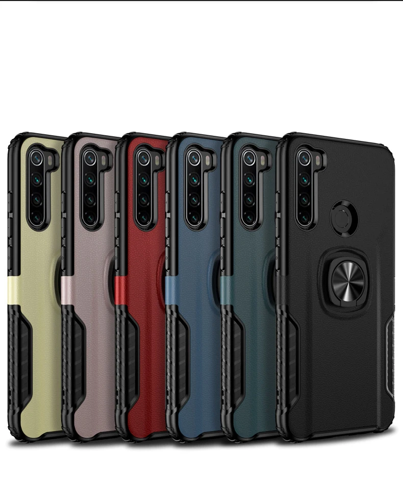 Ikrsses для Xiaomi Redmi Note 8 Pro Чехол автомобильный держатель Магнитный кронштейн Стенд чехол с кольцом для пальца для Redmi Note 7 анти-осенний чехол