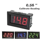 Мини-вольтметр, цифровой 2-проводной, с светодиодный ем, 2,4-30 в пост. Тока