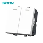 SRAN 52*52 2 комплекта переключатель розетка Функциональный модуль аксессуары Подходит для панелей 86*86