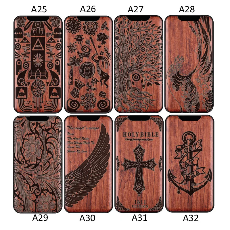 Чехол с 3D резным деревянным мультяшным медведем для Oneplus 8 Pro чехол драконом львом