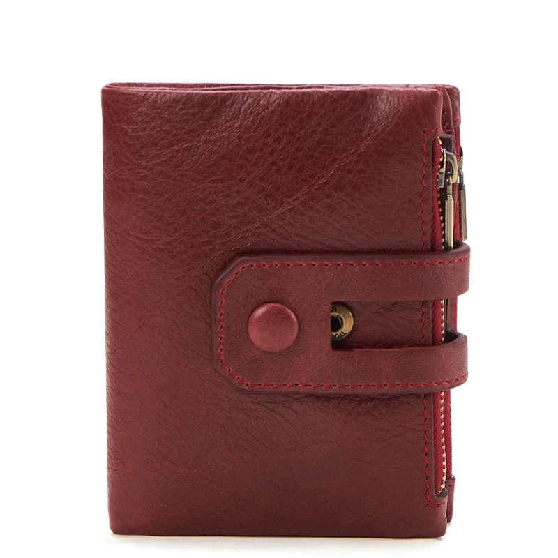 Мужские кошельки из натуральной кожи с натуральным лицевым покрытием кошелек