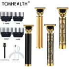 Профессиональная электрическая машинка для стрижки волос TCMHEALTH для мужчин, профессиональный триммер для бороды, электрическая машинка для стрижки волос, литиевая машинка для стрижки волос