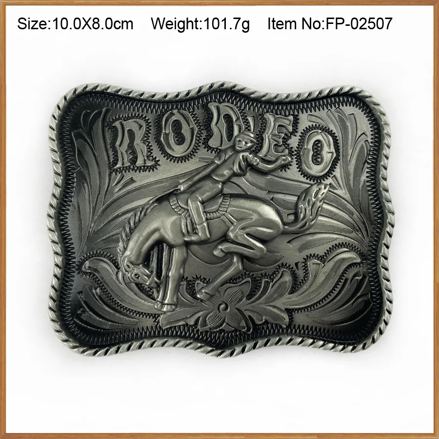 Пряжка из цинкового сплава лошади Родео джинсы для водителя подарок пряжка ремня